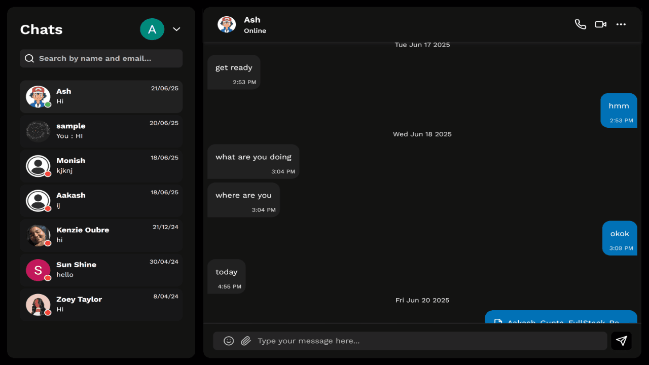 Hichat – Real-Time Chat App